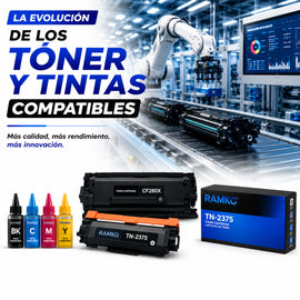 LA EVOLUCION DE LOS TONER Y TINTAS COMPATIBLES !!