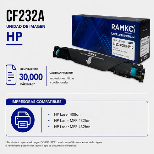UNIDAD DE IMAGEN COMPATIBLE PARA CF232A