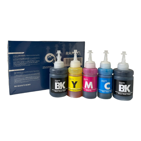 PACK TINTA COMPATIBLE PARA 664 x 5 und