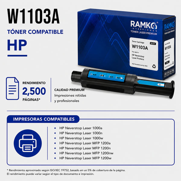 TONER COMPATIBLE PARA W1103A