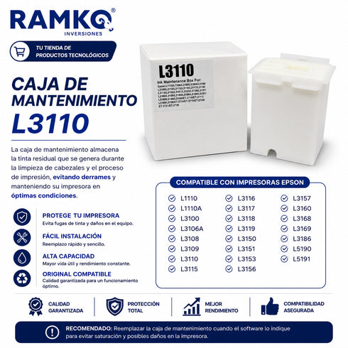 Caja de Mantenimiento L3110