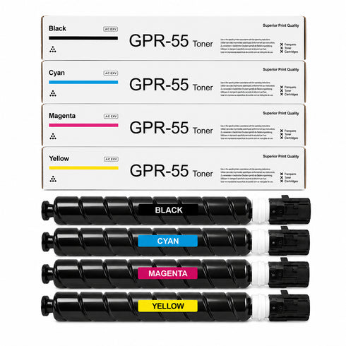 Tóner Compatible Canon GPR-55 – Negro y Colores
