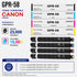 Toner Compatible GPR58 NEGRO COLORES