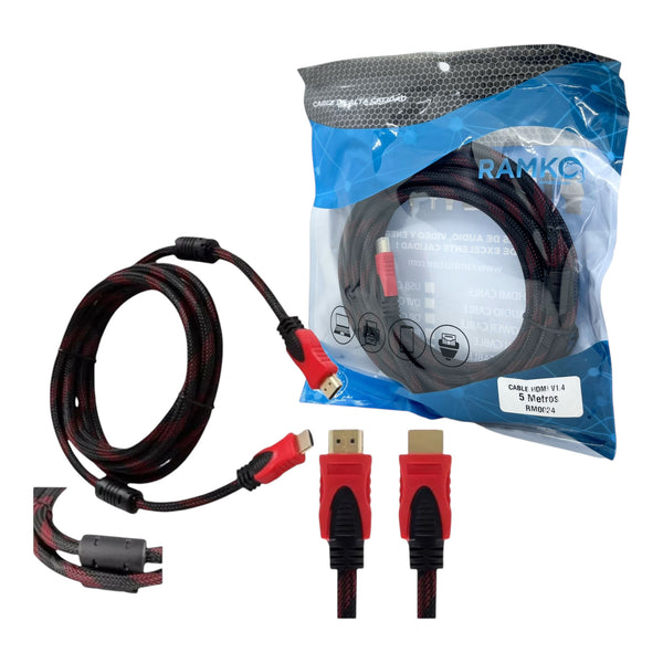 Cable Hdmi 1.4 Full Hd 1080p Enmallado