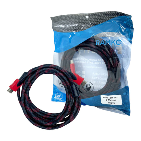 Cable Hdmi 1.4 Full Hd 1080p Enmallado