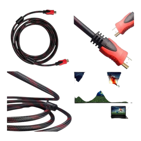 Cable Hdmi 1.4 Full Hd 1080p Enmallado