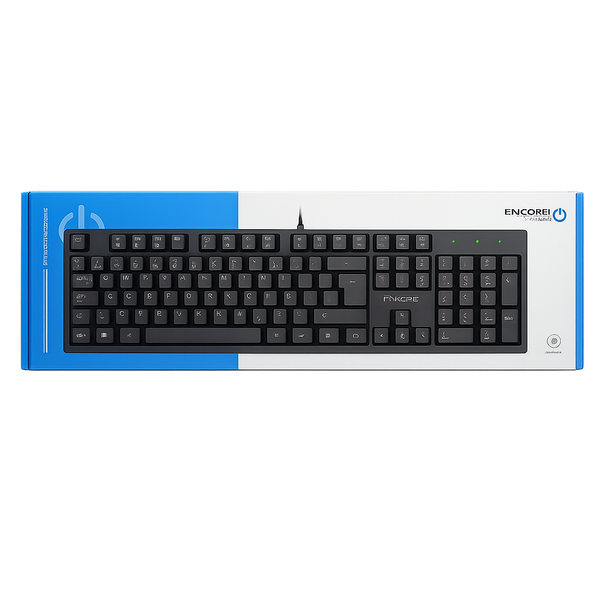 Teclado multimedia K100 USB enkore access