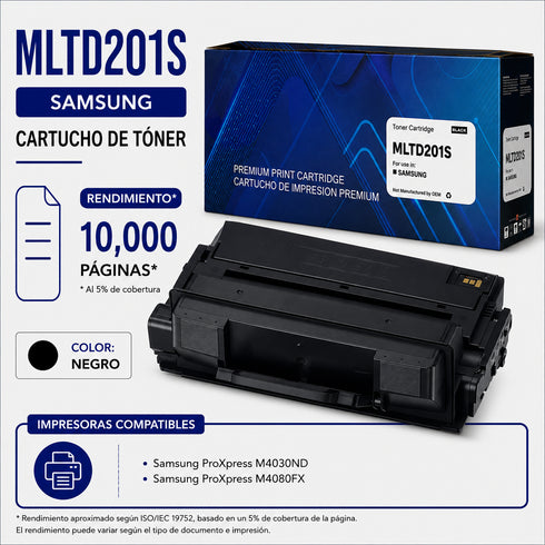 TONER RAMKO COMPATIBLE CON MLT-D201S