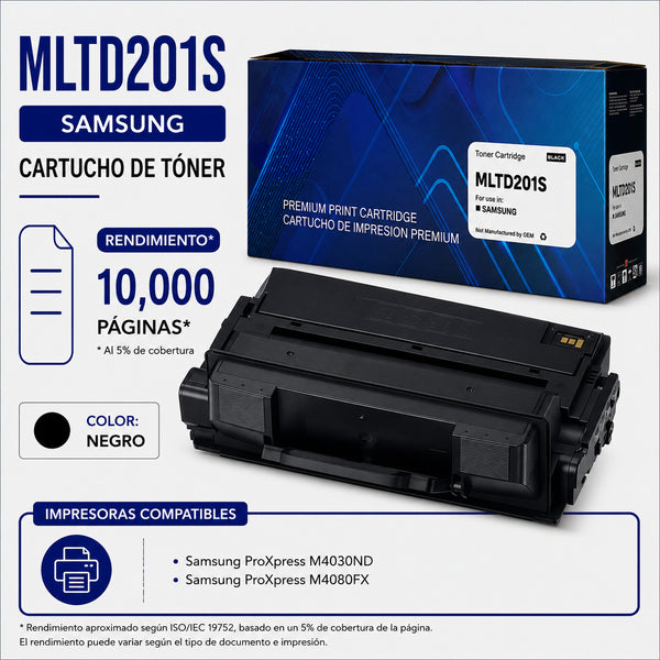 TONER RAMKO COMPATIBLE CON MLT-D201S