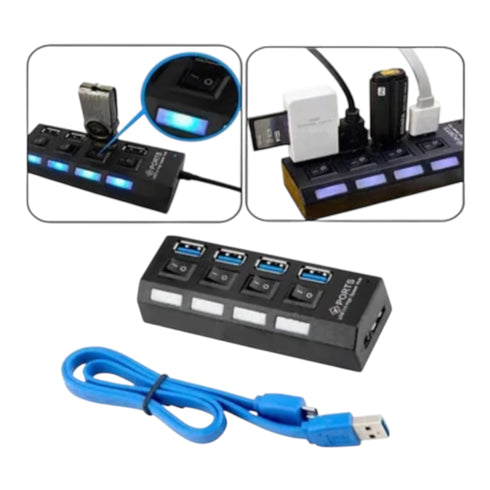 Hub USB 3.0 4 puertos