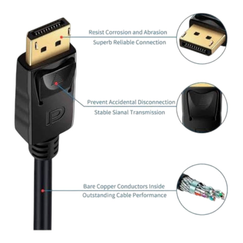 Cable DisplayPort a DisplayPort