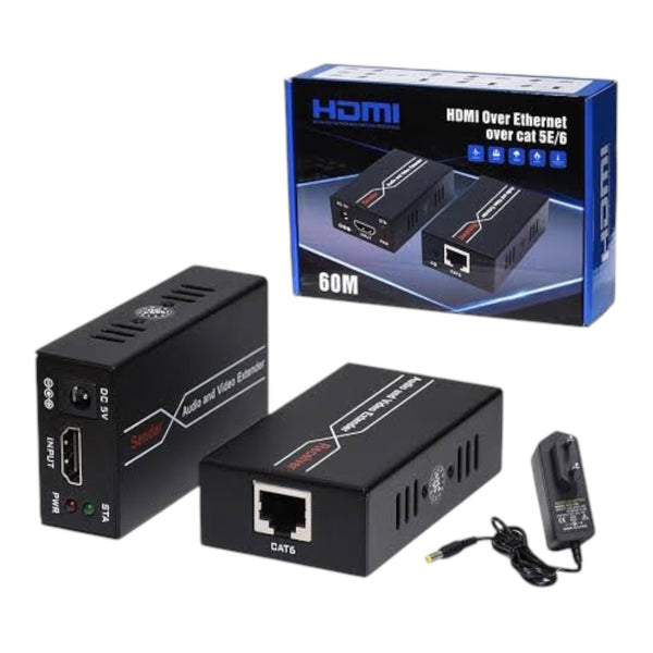 Extender HDMI 60 Metros Por Rj45 CAT6