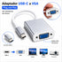 Adaptador USB tipo C a VGA