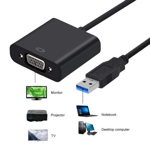 Convertidor Usb 3.0 a Vga