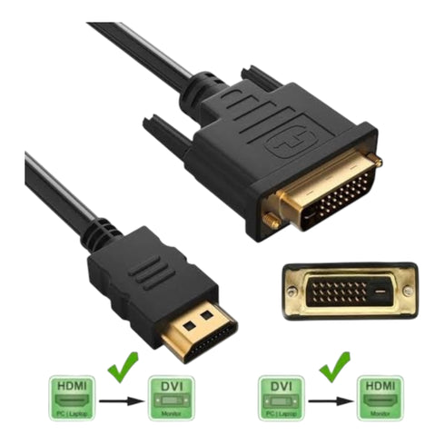Cable HDMI a DVI 1.80 metros