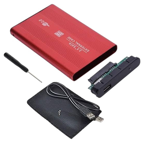 Case disco duro externo 2.5" sata, USB 2.0