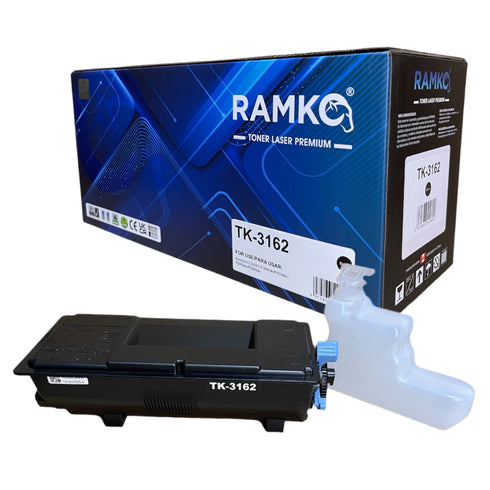 Tóner RAMKO TK-3160 TK-3162 compatible con Kyocera ECOSYS P3045dn P3050dn P3055dn P3060dn