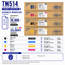 Tóner Compatible Konica Minolta TN514 – Negro y Colores